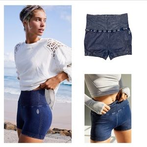 NWOT Free People Good Karma Running Shorts M/L